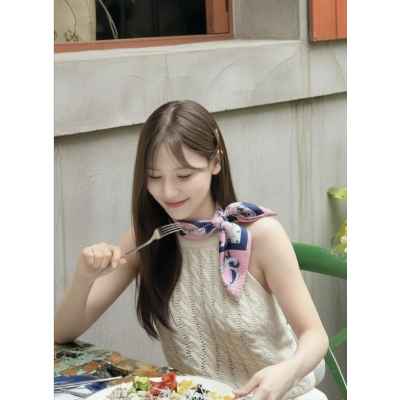 에*** 핑크 세라페트 스카프