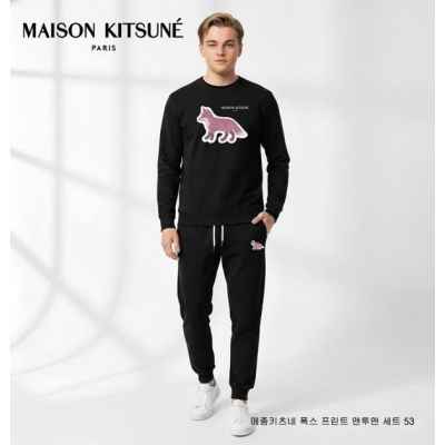 메* 키츠네 폭스 프린트 맨투맨 세트 53