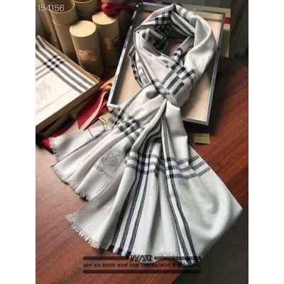 버** 시그니쳐 캐시미어 그레이 스카프