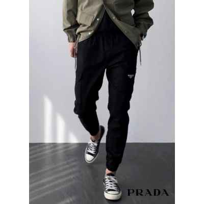 프** 로고 워싱 프렌치 카고 조거 팬츠