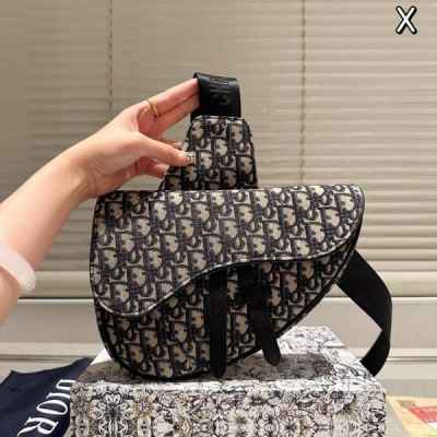 디* 오블리크 새들 벨트백