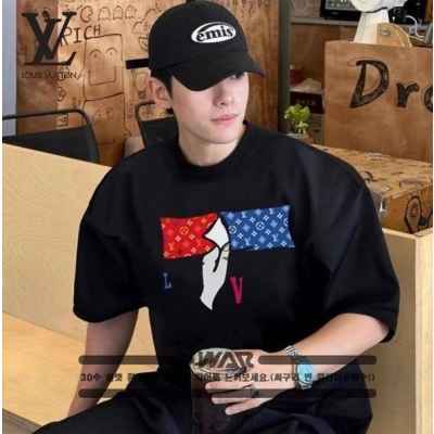 루* 페이지원 로고 디자인 반팔 티셔츠