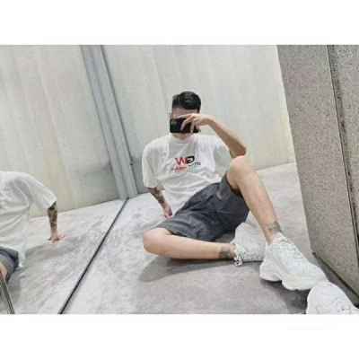 발**** 짐웨어로고 나염 반팔티