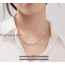 티** 스마일 레이어 스마일T 비쥬 네크리스