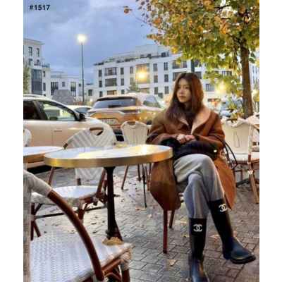 샤* CC 로고 레인 부츠