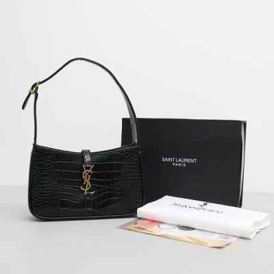 생** 5708 크록 엠보싱 가죽 숄더백