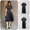 펜* FF 자카드 셔츠 드레스