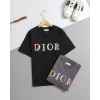 디* 수입 버즈 자수 크루넥 반팔 티셔츠