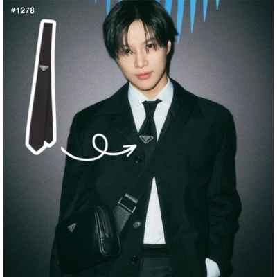 프** 삼각로고 넥타이