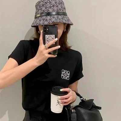 로** 로프로고 자수티셔츠