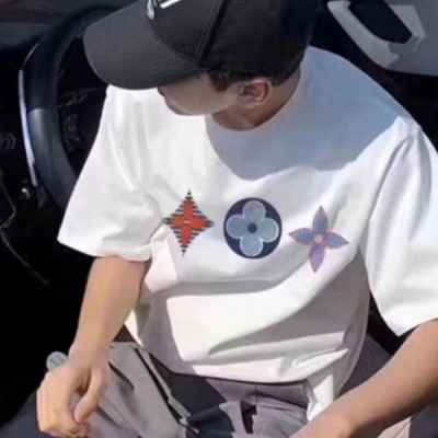 루* 멀티 모노그램 나염 반팔티