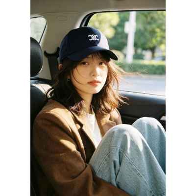 셀** 미니 트리옹프 자수 볼캡 ✔수입