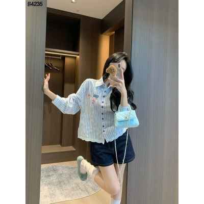 샤* 포켓 CC 자수 로고 인디고 데님 쇼츠