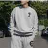 크* 가죽크로스 말굽 맨투맨 & 말굽 팬츠