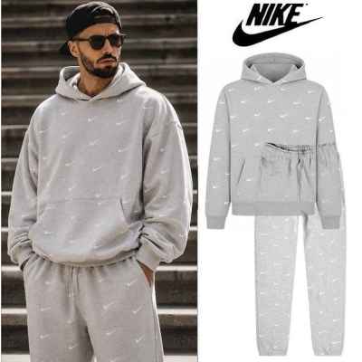 나** 멀티로고 커플 후드 셋트