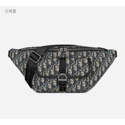 디* 8 벨트백 베이지 & 블랙 Di0r Oblique 자카드