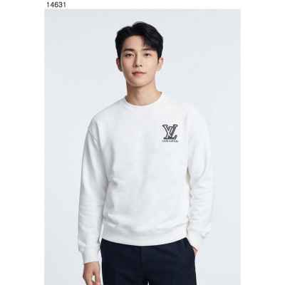 루* 모노그램 레터링 맨투맨