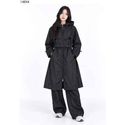 워싱턴 여성 바람막이 롱 자켓
