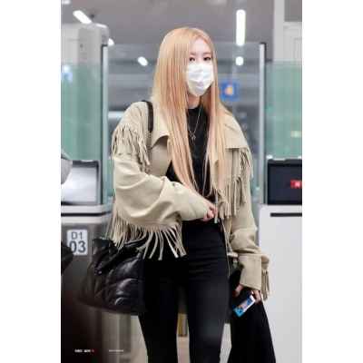 생** 나파 퀼팅 가죽 소재 PUFFER