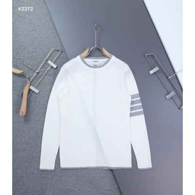 톰* 남성 밀라노 사선완장 라운드 니트