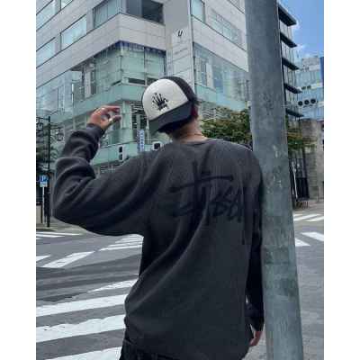 스** 래글런 와플 써멀 롱슬리브 - 수입