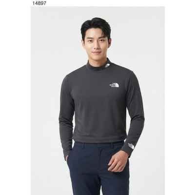 노**** 터틀넥 긴팔 기모 티셔츠